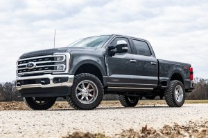 Ford F-350 Super Duty Suspension Lift Kit - Front - Rough Country - 2 Inch Leveling Kit | Track Bar Bracket - '17-'23 Ford F-350 Super Duty Suspension Lift Kit - Front - Rough Country - 2 Inch Leveling Kit | Track Bar Bracket - '17-'23